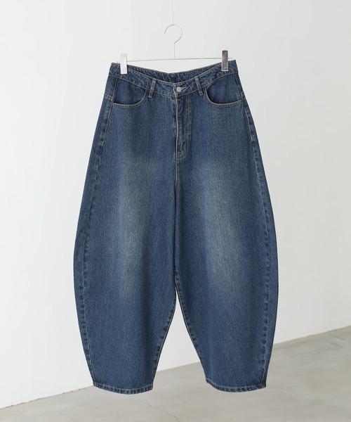 MDR（エムディアール）の「オーバーダイカーブシルエットデニム（デニムパンツ・メンズ・ブルー/ライトブルー/ブラック・L/M）」の12枚目の写真