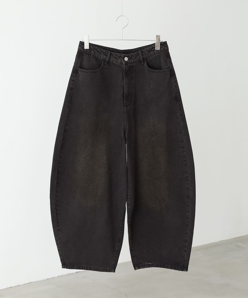 MDR（エムディアール）の「オーバーダイカーブシルエットデニム（デニムパンツ・メンズ・ブルー/ライトブルー/ブラック・L/M）」の10枚目の写真