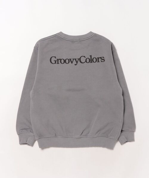 GROOVY COLORS（グルービーカラーズ）の「Overdye Sweat Shirt（スウェット・キッズ・グレー・145/135）」の3枚目の写真
