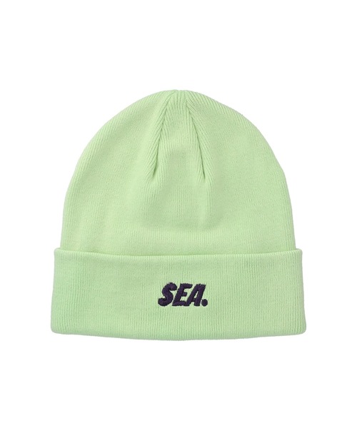 wind and sea ニット帽 SEA LOGO LINE KNIT CAP（ニットキャップ/ビーニー）｜WIND AND