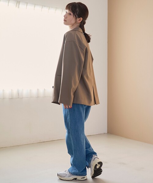 coen(コーエン)の「デニムフレアパンツ(デニムパンツ・レディース・コバルトブルー/ダークグレー・M/S/L)」の10枚目の写真