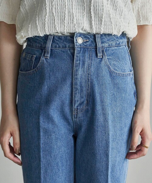 coen(コーエン)の「デニムフレアパンツ(デニムパンツ・レディース・コバルトブルー/ダークグレー・M/S/L)」の22枚目の写真