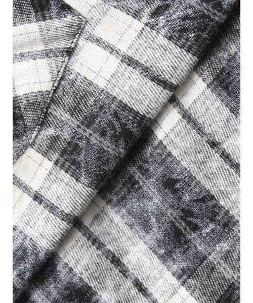 GYDA（ジェイダ）の「processing checkered print looseシャツ（シャツ/ブラウス・レディース・ブラック/ネイビー/ブラウン・FREE）」の22枚目の写真