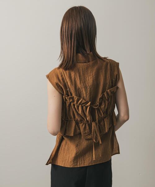 セール】ビスチェセットノースリーブシャツ（シャツ/ブラウス）｜SENSE