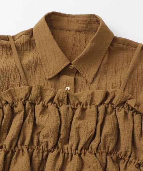 SENSE OF PLACE by URBAN RESEARCH（センスオブプレイスバイアーバンリサーチ）の「ビスチェセットノースリーブシャツ（シャツ/ブラウス・レディース・ブラック/キャメル/アイボリー・ONE）」の21枚目の写真