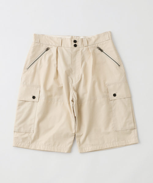 Ets.MATERIAUX(マテリオ)の「ETS.MATERIAUX(マテリオ) イタリアン アーミー ショーツ(その他パンツ・メンズ・オリーブ/ホワイト系その他・2/3)」の1枚目の写真