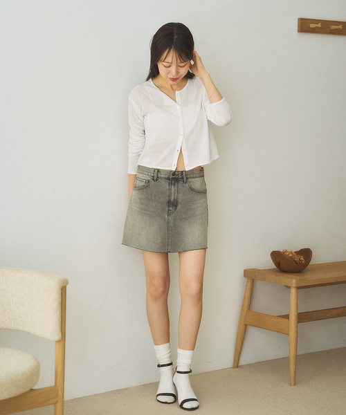 Plage petit カーディガン　ホワイト 有楽町店・WEB限定追加》petit カーディガン（カーディガン
