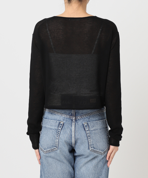 Plage petit カーディガン　ブラック　プラージュ plage カーディガン 「有楽町店・WEB限定追加」petit レディース