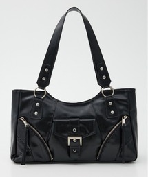 SLY(XC)FRONT POCKET STUDS BAG tg|Pbg X^bY obO(V_[obO)