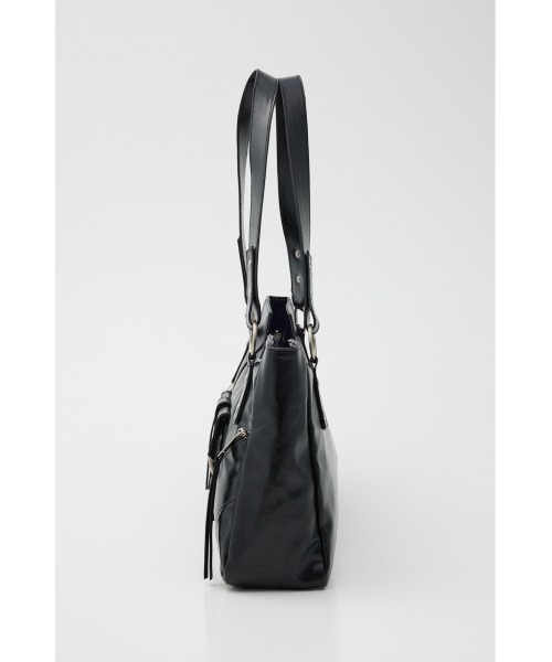 【最終値下げ】SLY 黒 ビッグポケットショルダーバッグ SLY（スライ）の「【再入荷】BIG POCKET SHOULDER BAG ビッグ