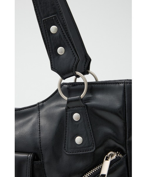 FRONT POCKET STUDS BAG フロントポケット スタッズ バッグ