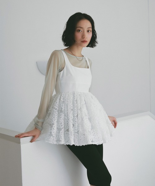 EIMY ISTOIRE(エイミーイストワール)の「シアートップス(Tシャツ/カットソー・レディース・グリーン系その他2/アイボリー/ベージュ/ブラック・F)」の19枚目の写真