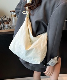 SHEPP | 【A4サイズ対応可】【大容量】2WAY ギャザーショルダースクエアバッグ(ショルダーバッグ)