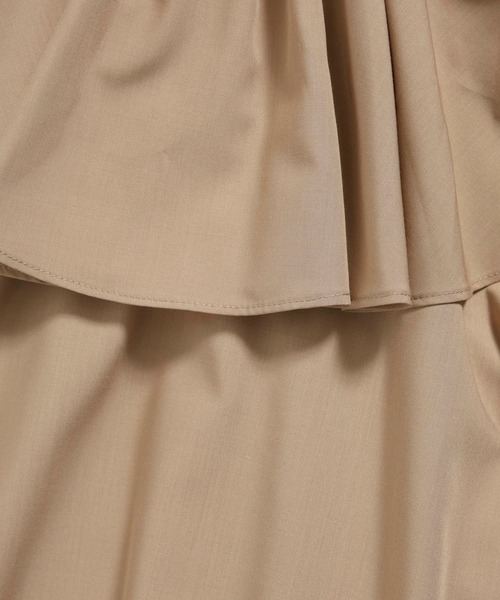 BARNYARDSTORM（バンヤードストーム）の「BARNYARDSTORM / ラッフルフリルブラウス / ハンドウォッシャブル（シャツ/ブラウス・レディース・ホワイト/ベージュ・FREE）」の4枚目の写真