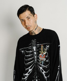 Subciety | Skelton LS tee(Tシャツ/カットソー)