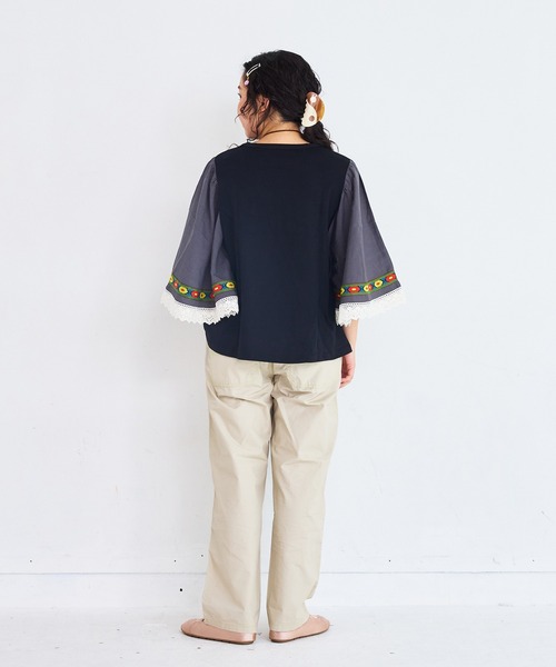 MARKEY'S（マーキーズ）の「ツイルプリントパンツ/おとな（その他パンツ・レディース・オリーブ/ライトピンク/ブラック/オフホワイト・160cm）」の18枚目の写真