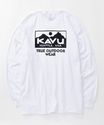 KAVU/カブー True Logo LS Tee/トゥルーロゴティー
