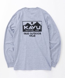 KAVU/カブー True Logo LS Tee/トゥルーロゴティー