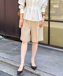 NOLLEY’S | 《セットアップ対応》ウォッシャブルウール調ストレッチハーフパンツ(その他パンツ)