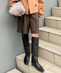 NOLLEY’S | 《セットアップ対応》ウォッシャブルウール調ストレッチハーフパンツ(その他パンツ)