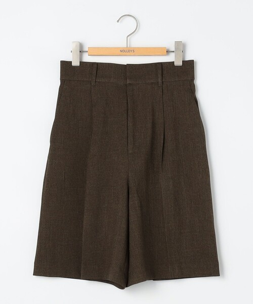 NOLLEY’S（ノーリーズ）の「《セットアップ対応》ウォッシャブルウール調ストレッチハーフパンツ（その他パンツ・レディース・ベージュ/ブラウン/ネイビー・38/36）」の15枚目の写真