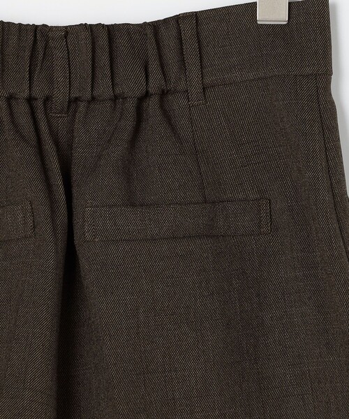 NOLLEY’S（ノーリーズ）の「《セットアップ対応》ウォッシャブルウール調ストレッチハーフパンツ（その他パンツ・レディース・ベージュ/ブラウン/ネイビー・38/36）」の9枚目の写真