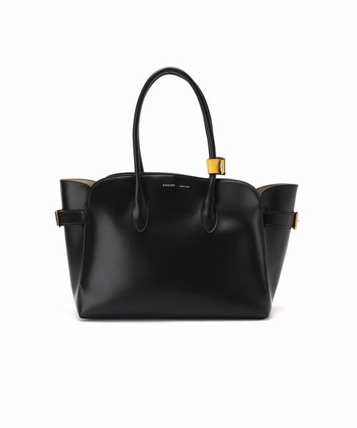 Zanchetti(ザンチェッティ)の「【ZANCHETTI / ザンケッティ】TRES SOFT CALF:トートバッグ(トートバッグ・レディース・ブラック/ベージュ・FREE)」の4枚目の写真
