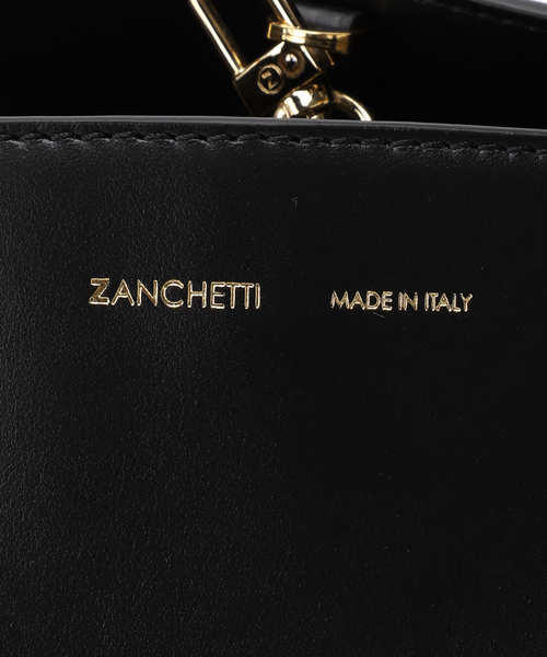 Zanchetti(ザンチェッティ)の「【ZANCHETTI / ザンケッティ】TRES SOFT CALF:トートバッグ(トートバッグ・レディース・ブラック/ベージュ・FREE)」の8枚目の写真