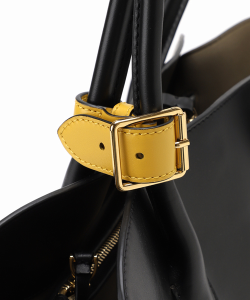 Zanchetti(ザンチェッティ)の「【ZANCHETTI / ザンケッティ】TRES SOFT CALF:トートバッグ(トートバッグ・レディース・ブラック/ベージュ・FREE)」の10枚目の写真