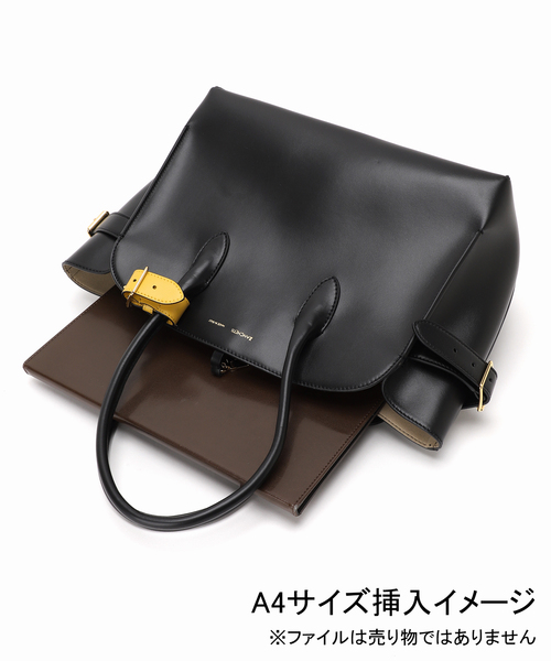 Zanchetti(ザンチェッティ)の「【ZANCHETTI / ザンケッティ】TRES SOFT CALF:トートバッグ(トートバッグ・レディース・ブラック/ベージュ・FREE)」の21枚目の写真