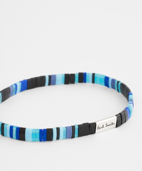 ポールスミス　Paul Smith ブレスレット　Flat Beads 黒 Paul Smith｜