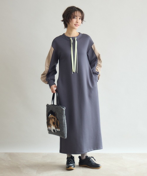 teresa cambi（テレサ・カンビ）の「【KATHARINE ROSS】【TERESACAMBI】 CAT/DOG（ハンドバッグ・レディース・ベージュ/ベージュ系その他/グレー・MEDIUM/FREE）」の11枚目の写真