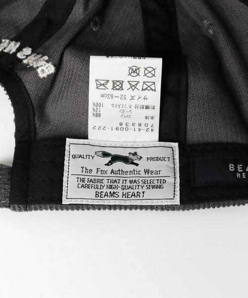 PENNEYS(ぺニーズ)の「【EXCLUSIVE】PENNEY'S / FOX コーデュロイ キャップ(ユニセックス)(キャップ・メンズ・チャコールグレー/ダークブラウン・ONE SIZE)」の15枚目の写真