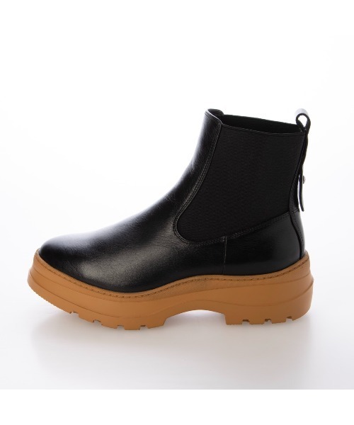 carino(カリーノ)の「厚底サイドゴアブーツ(ブーツ・レディース・ブラック/ダークブラウン/クリアブラック・24.5cm/24cm/23.5cm/23cm/22.5cm)」の9枚目の写真