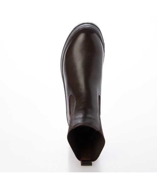 carino(カリーノ)の「厚底サイドゴアブーツ(ブーツ・レディース・ブラック/ダークブラウン/クリアブラック・24.5cm/24cm/23.5cm/23cm/22.5cm)」の6枚目の写真
