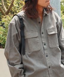 ROKX（ロックス）の「ROKX/ロックス INDIGO HEMP SHIRT L/S シャツ（シャツ/ブラウス）」