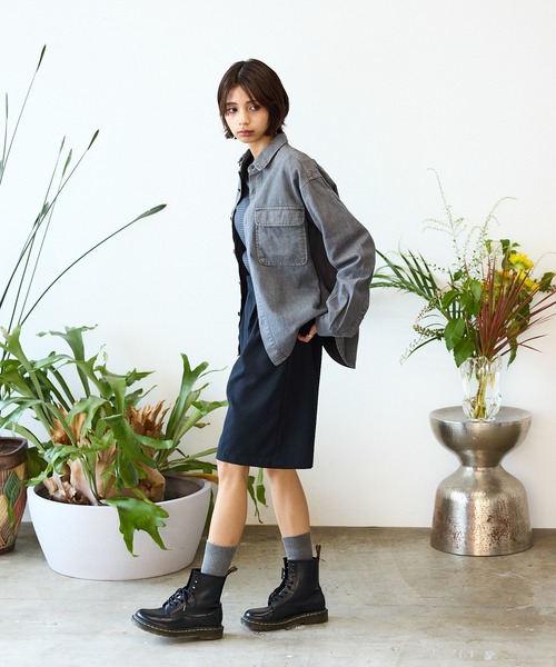 ROKX（ロックス）の「ROKX/ロックス INDIGO HEMP SHIRT L/S シャツ（シャツ/ブラウス・メンズ・グレー/インディゴブルー/カーキ・S/M/XL/L）」の10枚目の写真