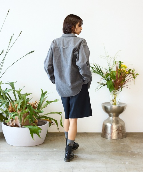 ROKX/ロックス INDIGO HEMP SHIRT L/S シャツ（シャツ/ブラウス