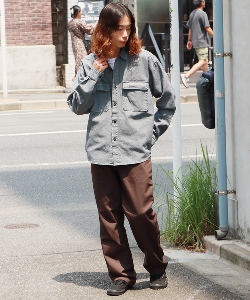 ROKX（ロックス）の「ROKX/ロックス INDIGO HEMP SHIRT L/S シャツ（シャツ/ブラウス・メンズ・グレー/インディゴブルー/カーキ・S/M/XL/L）」の22枚目の写真