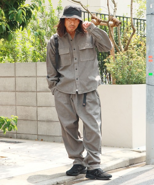 ROKX（ロックス）の「ROKX/ロックス INDIGO HEMP SHIRT L/S シャツ（シャツ/ブラウス・メンズ・グレー/インディゴブルー/カーキ・S/M/XL/L）」の16枚目の写真