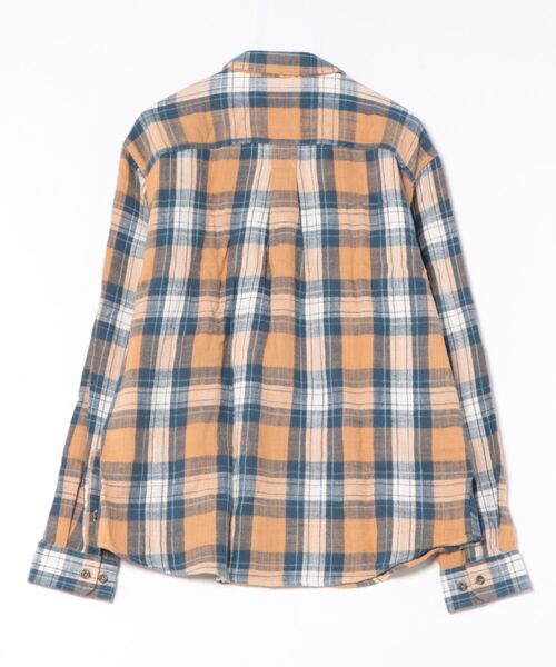 L.L.Bean(エルエルビーン)の「1912 フィールド・フランネル・シャツ、スライトリー・フィット(すっきりフィット) プラッド 米国フィット・レギュラー(シャツ/ブラウス・メンズ・ブルー系その他/ブラウン系その他/ブラウン系その他2/ブルー系その他2/グリーン系その他・MEDIUM/LARGE/SMALL)」の11枚目の写真