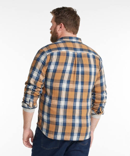 L.L.Bean(エルエルビーン)の「1912 フィールド・フランネル・シャツ、スライトリー・フィット(すっきりフィット) プラッド 米国フィット・レギュラー(シャツ/ブラウス・メンズ・ブルー系その他/ブラウン系その他/ブラウン系その他2/ブルー系その他2/グリーン系その他・MEDIUM/LARGE/SMALL)」の10枚目の写真