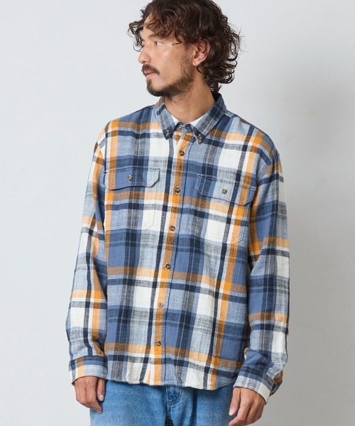 L.L.Bean(エルエルビーン)の「1912 フィールド・フランネル・シャツ、スライトリー・フィット(すっきりフィット) プラッド 米国フィット・レギュラー(シャツ/ブラウス・メンズ・ブルー系その他/ブラウン系その他/ブラウン系その他2/ブルー系その他2/グリーン系その他・MEDIUM/LARGE/SMALL)」の19枚目の写真
