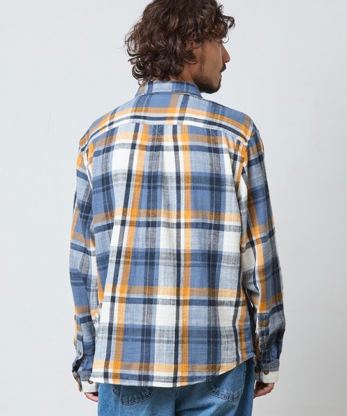 L.L.Bean(エルエルビーン)の「1912 フィールド・フランネル・シャツ、スライトリー・フィット(すっきりフィット) プラッド 米国フィット・レギュラー(シャツ/ブラウス・メンズ・ブルー系その他/ブラウン系その他/ブラウン系その他2/ブルー系その他2/グリーン系その他・MEDIUM/LARGE/SMALL)」の13枚目の写真