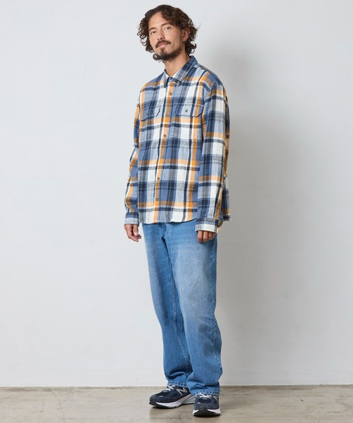 L.L.Bean(エルエルビーン)の「1912 フィールド・フランネル・シャツ、スライトリー・フィット(すっきりフィット) プラッド 米国フィット・レギュラー(シャツ/ブラウス・メンズ・ブルー系その他/ブラウン系その他/ブラウン系その他2/ブルー系その他2/グリーン系その他・MEDIUM/LARGE/SMALL)」の15枚目の写真