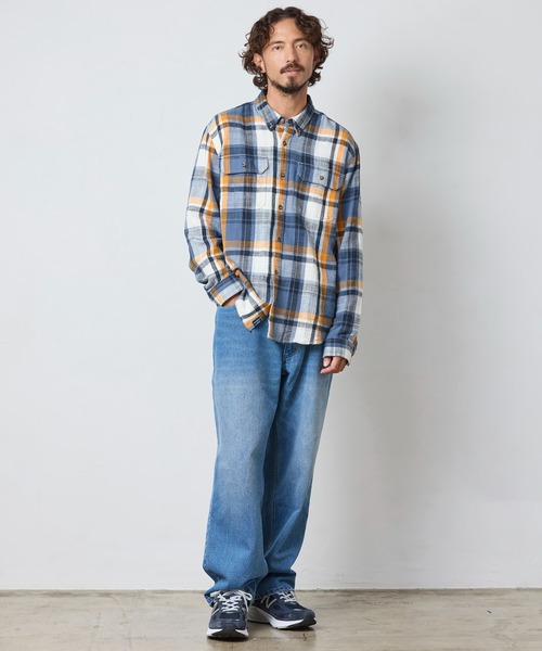 L.L.Bean(エルエルビーン)の「1912 フィールド・フランネル・シャツ、スライトリー・フィット(すっきりフィット) プラッド 米国フィット・レギュラー(シャツ/ブラウス・メンズ・ブルー系その他/ブラウン系その他/ブラウン系その他2/ブルー系その他2/グリーン系その他・MEDIUM/LARGE/SMALL)」の14枚目の写真