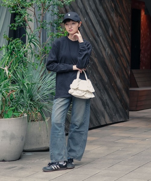 Lee(リー)の「【Lee/リー】フリル2WAYバッグ(ショルダーバッグ・レディース・ブラック/ホワイト/スミクロ・ONE SIZE)」の10枚目の写真