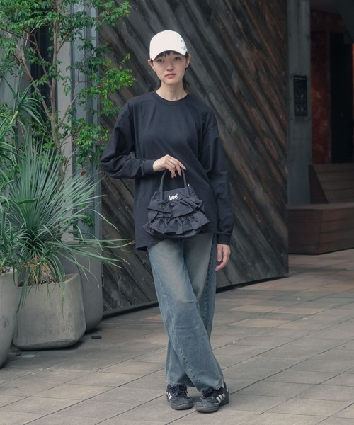 Lee(リー)の「【Lee/リー】フリル2WAYバッグ(ショルダーバッグ・レディース・ブラック/ホワイト/スミクロ・ONE SIZE)」の14枚目の写真