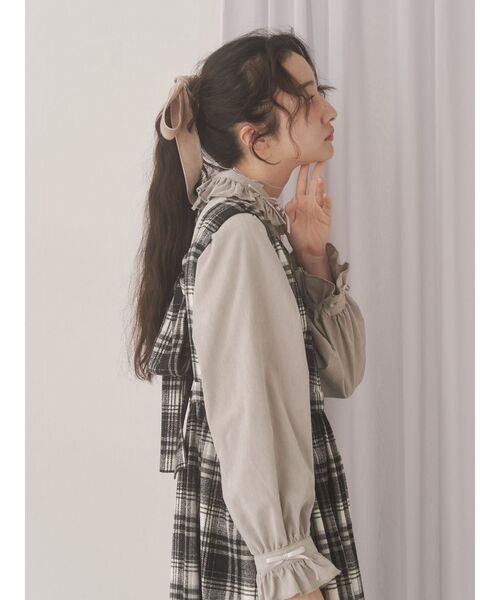 merry jenny（メリージェニー）の「back ribbonワンピース（ワンピース・レディース・ブラック/レッド/ベージュ/その他1・FREE）」の14枚目の写真