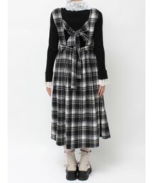 back ribbonワンピース
